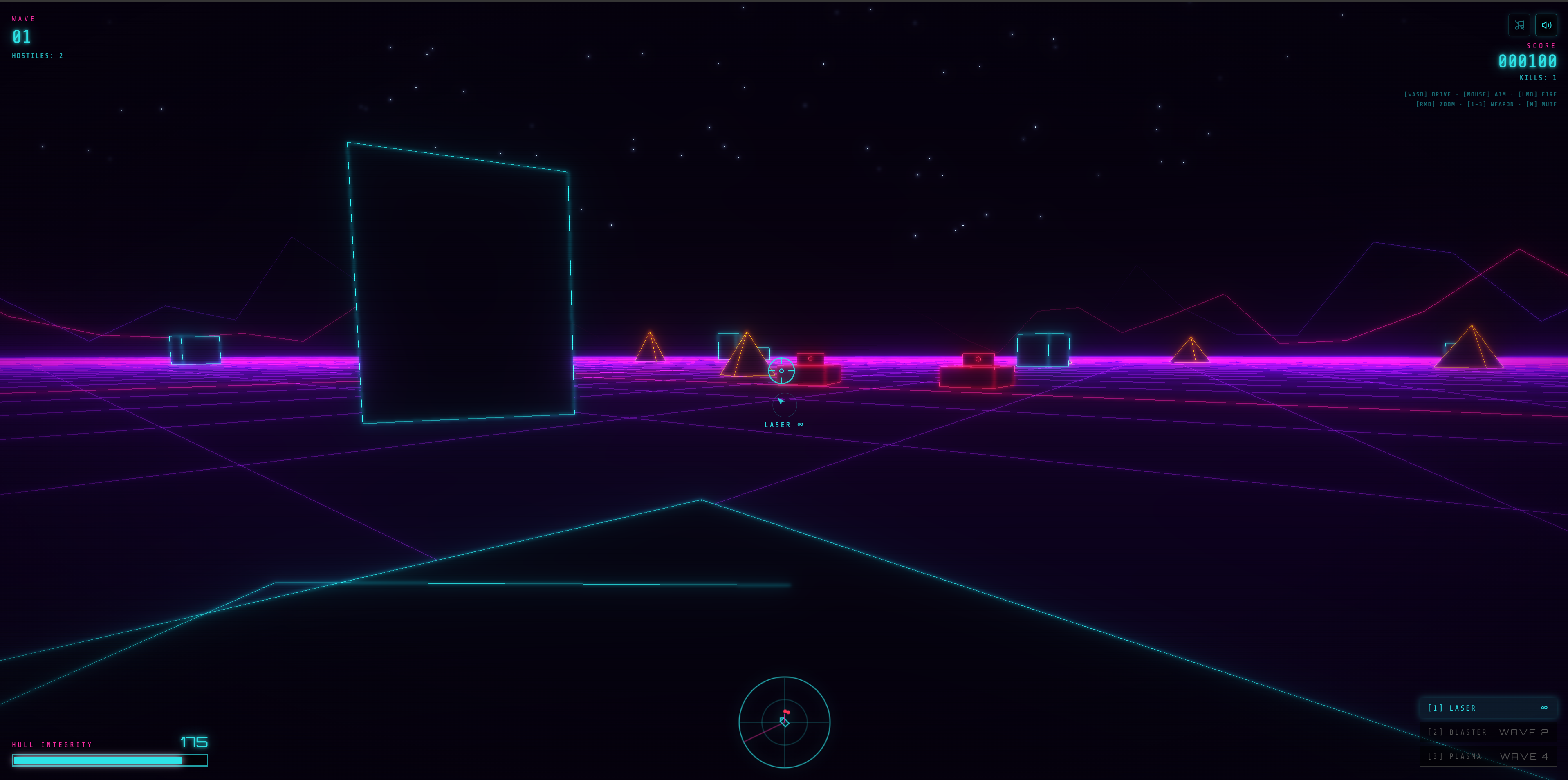 Screenshot of LAZERTANK